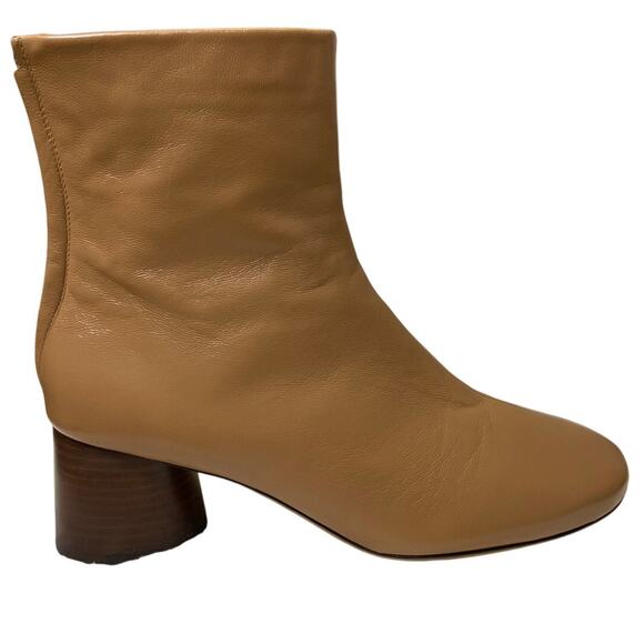 Mansur Gavriel Glove Lambskin Leather Ankle Boots Block Heel Statement Sz 40/10 - Picture 6 of 12